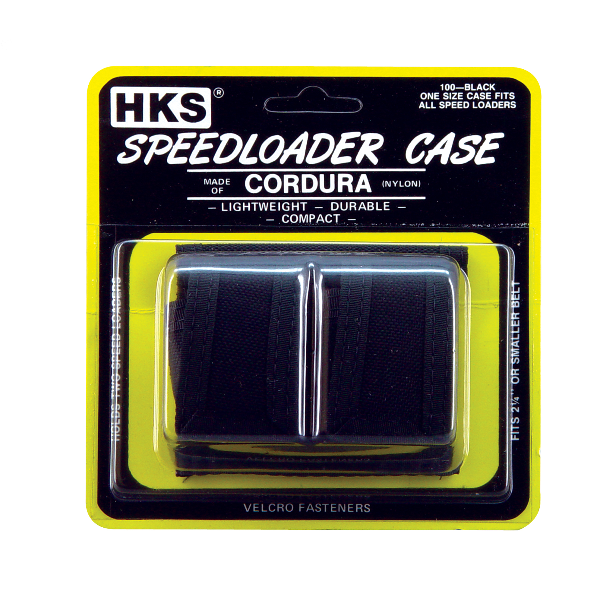 Hks Double Speedloader Pouch Nylon Black Fits All Loaders Concealed 