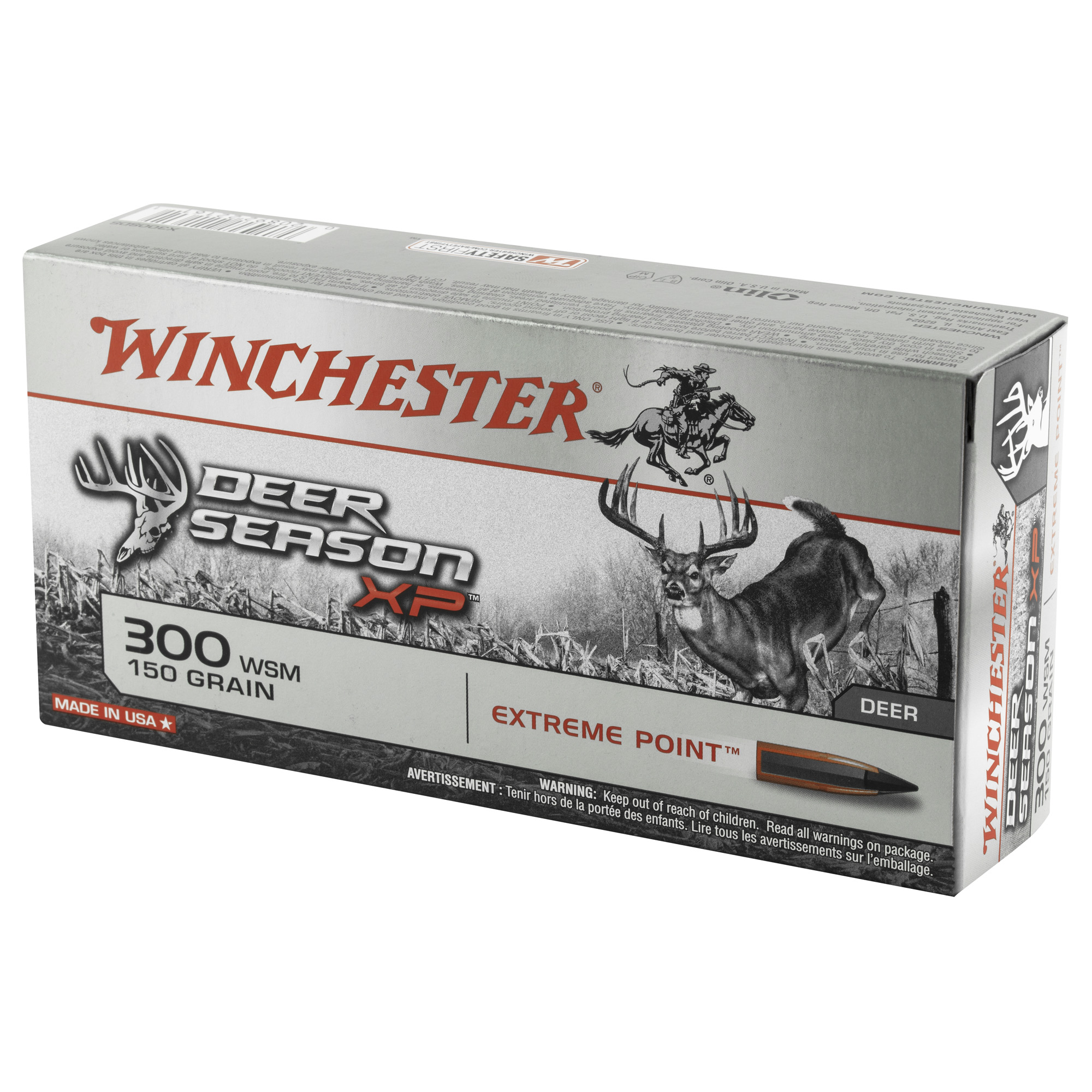 Winchester Deer Season XP .300 WSM 150gr Extreme Point Polymer Tip 20 R... Rifle Ammunition at