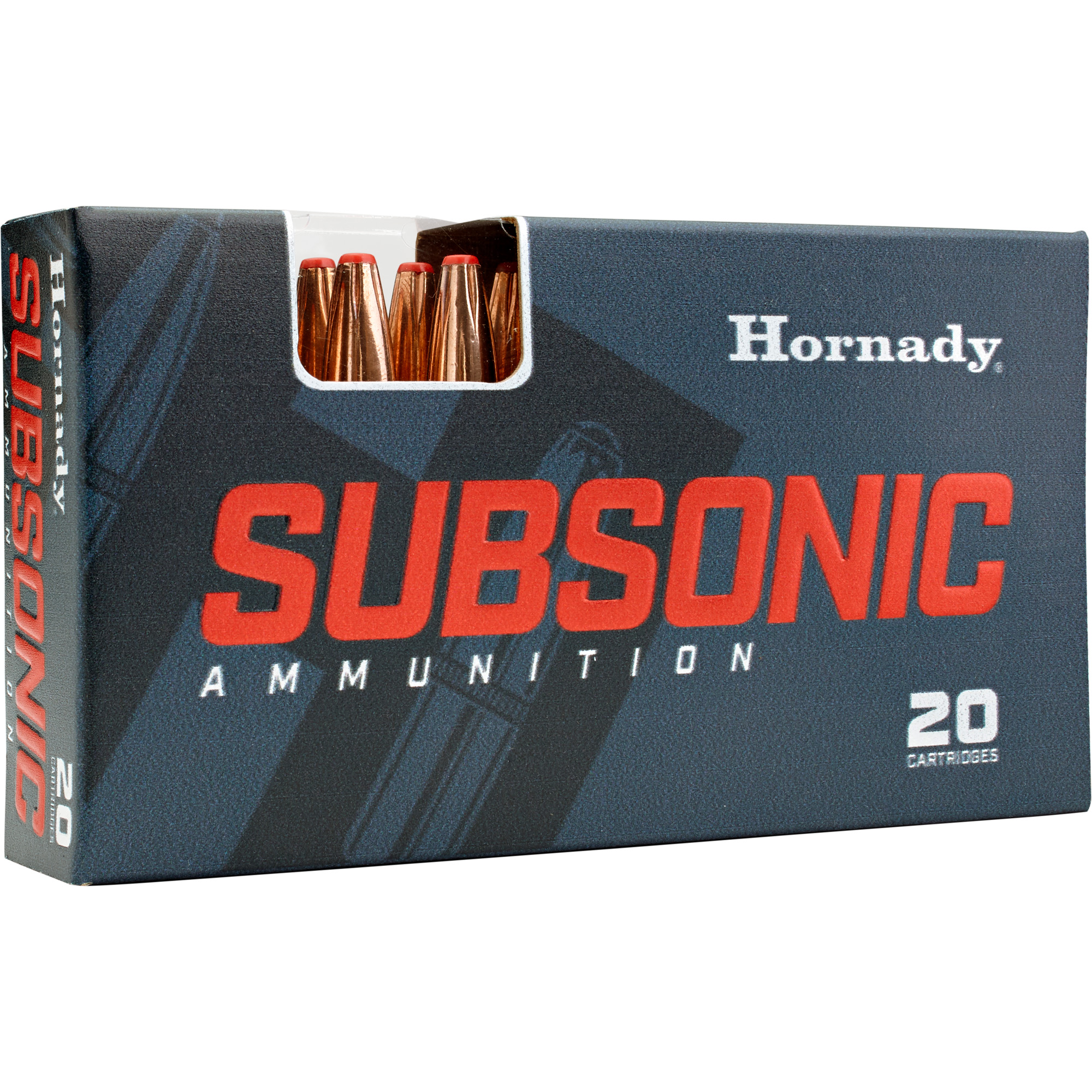 Hornady subsonic .4570 govt 410gr subx  20 rounds [mpn: 82742]-img-0
