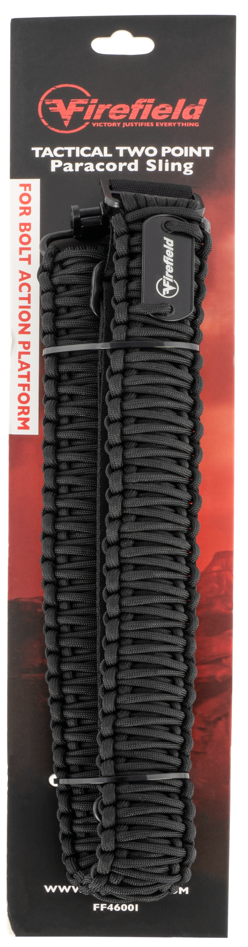 Tactical Rifle Sling Firefield Two-Point Paracord Sling - Adjustable 37 ...