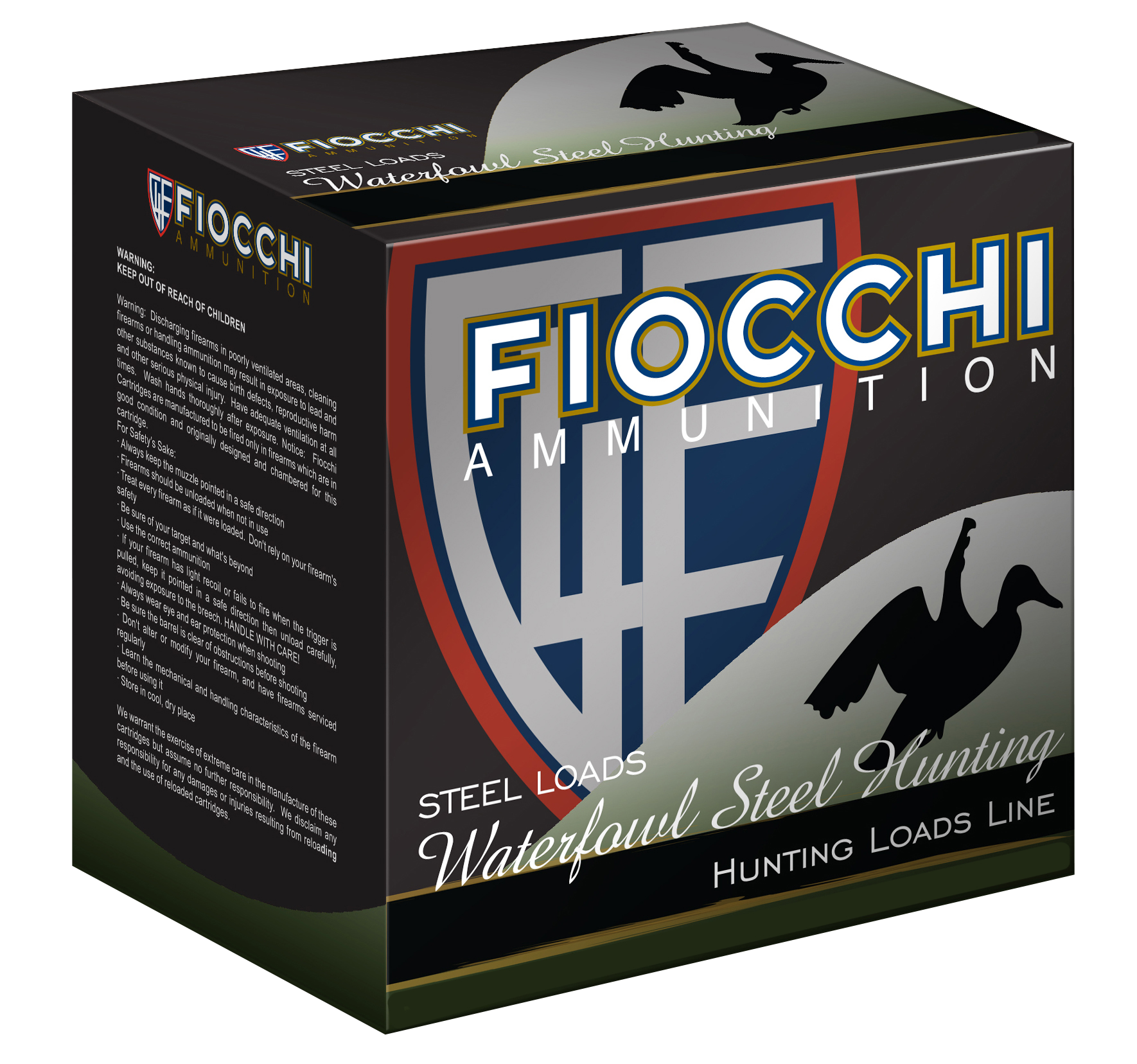 Fiocchi Speed Steel 12 GA 3in. 11-8oz. 6 Shot 25 Rounds [MPN: 123ST6]-img-0