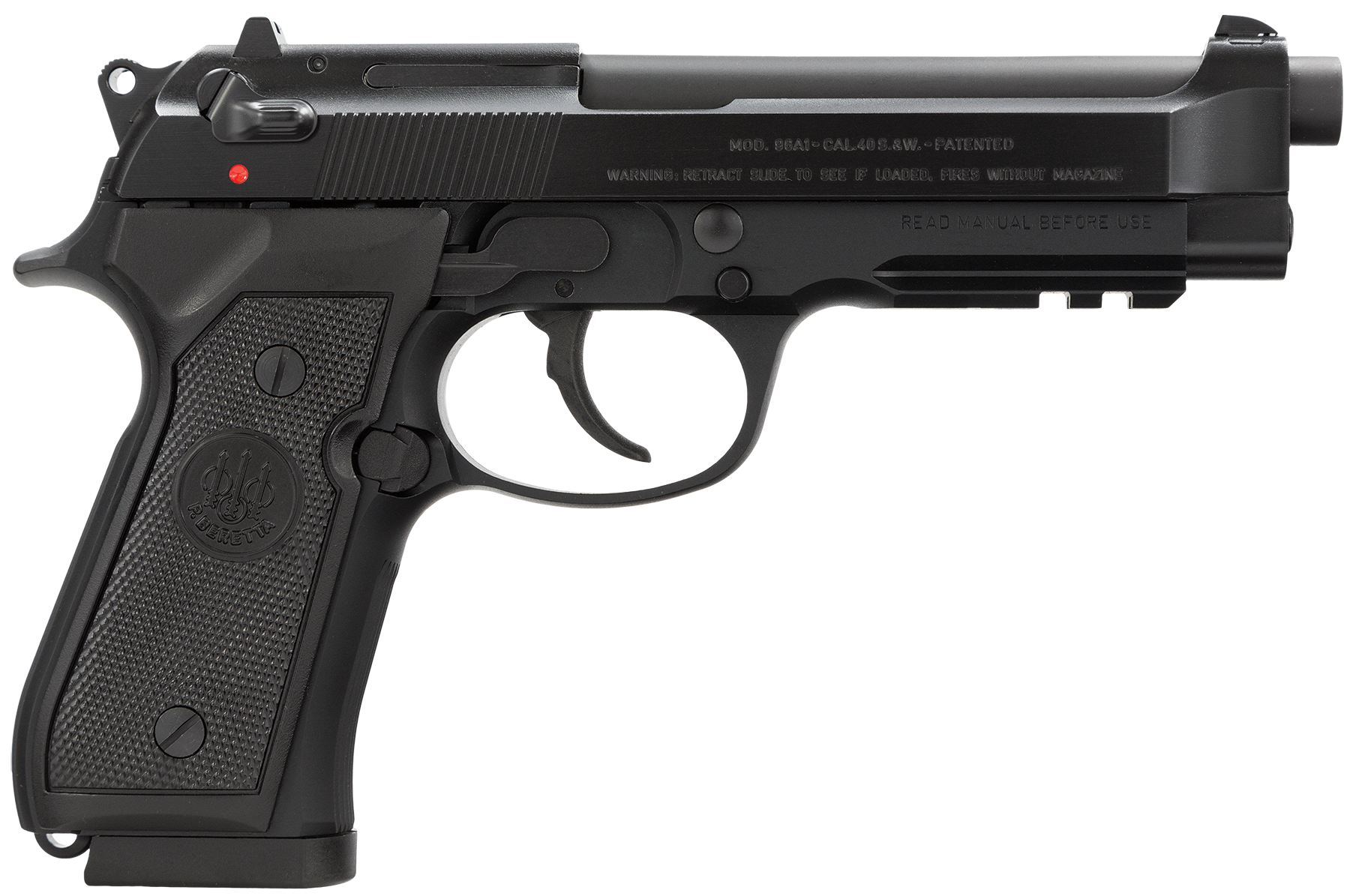Beretta usa j9a4f11 96a1 40 s&w 4.90" 10+1 black bruniton steel slide po...-img-0