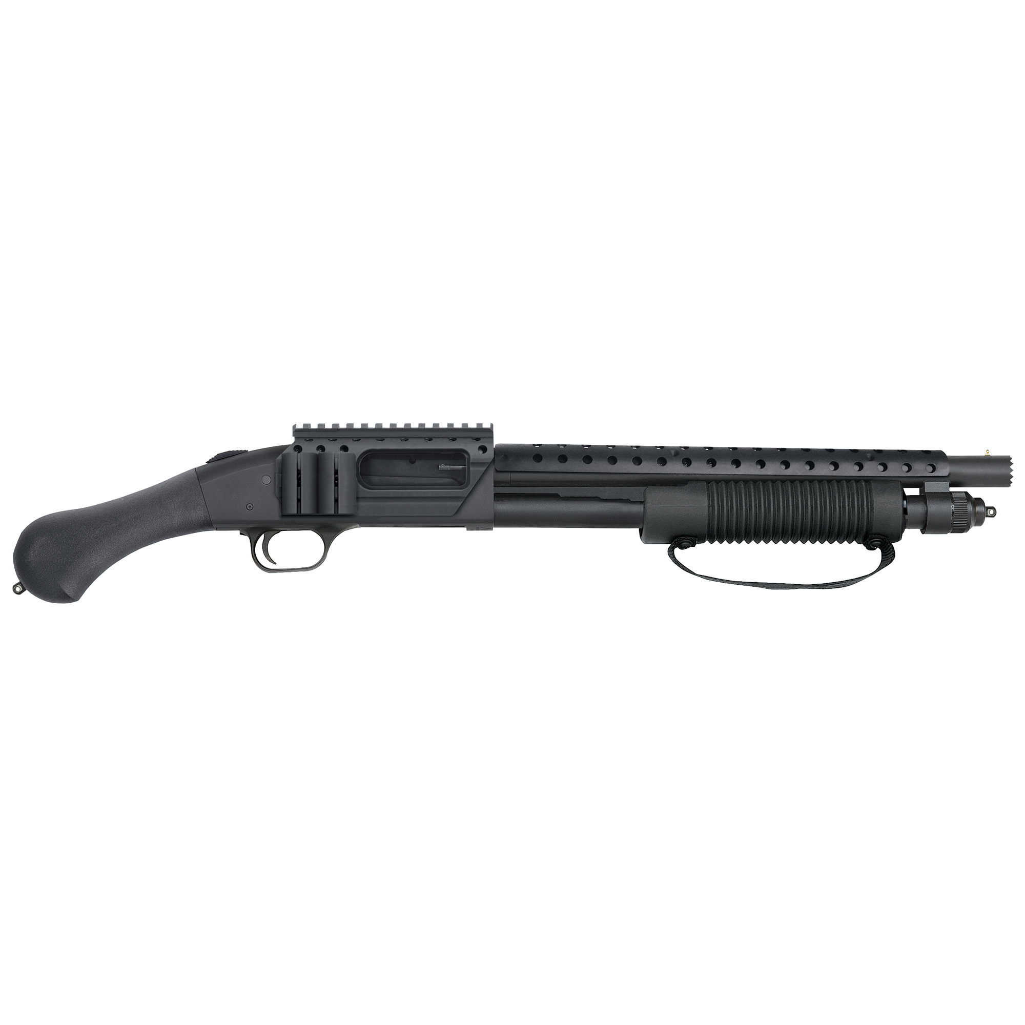 Mossberg 50648 590 shockwave spx 12 gauge 3" 14.38" 5+1 blued black fixe...-img-0