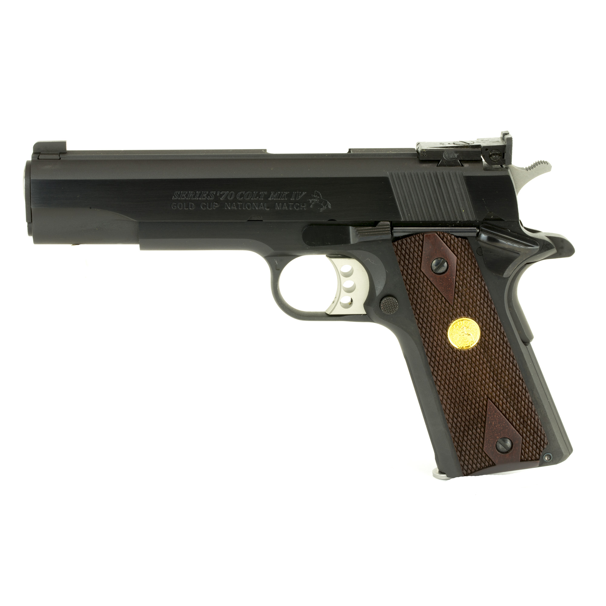 Colt Mfg O5872A1 1911 Gold Cup National Match SAO 9mm Luger Caliber with...-img-0