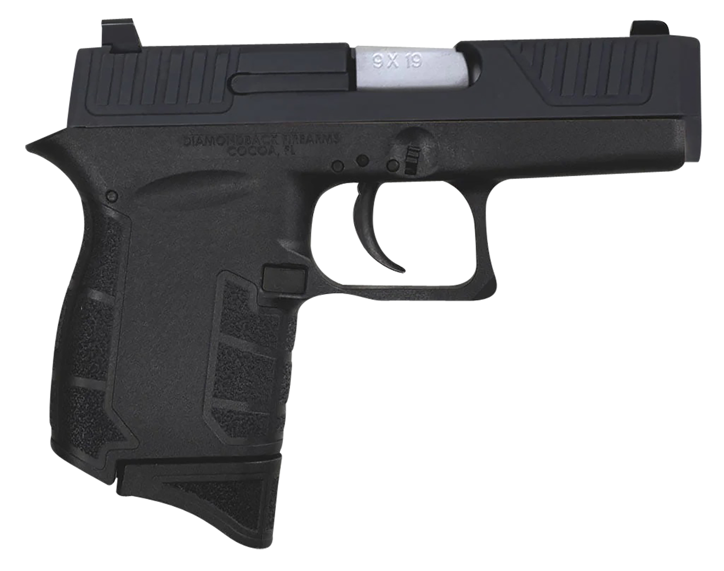 Diamondback db9 g4 9mm luger 3.10" 6+1 black stainless steel slide polym...-img-0