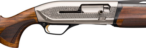 Browning Maxus II Ultimate 12 Gauge 28" 4+1 Silver-Walnut Semi Auto Shotgun-img-3
