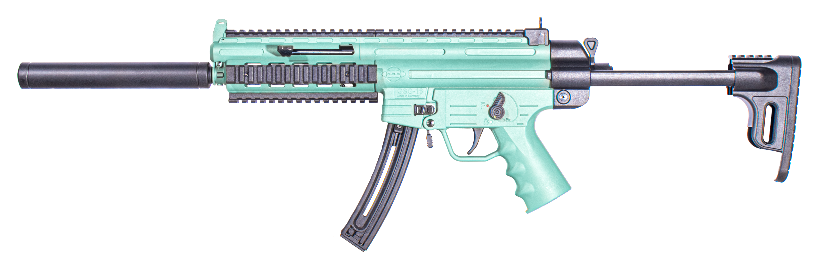 German sport gsg16 .22lr  16.25" 22rd mint green-img-0