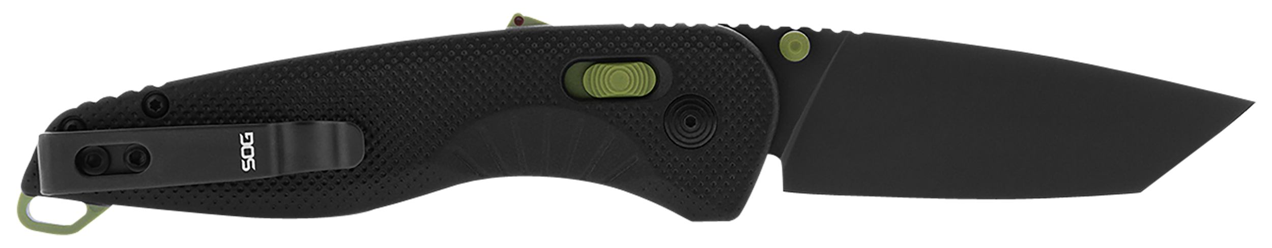 SOG Aegis AT Tanto Assisted Folding Knife - D2 Steel Outdoor Pocket Knife