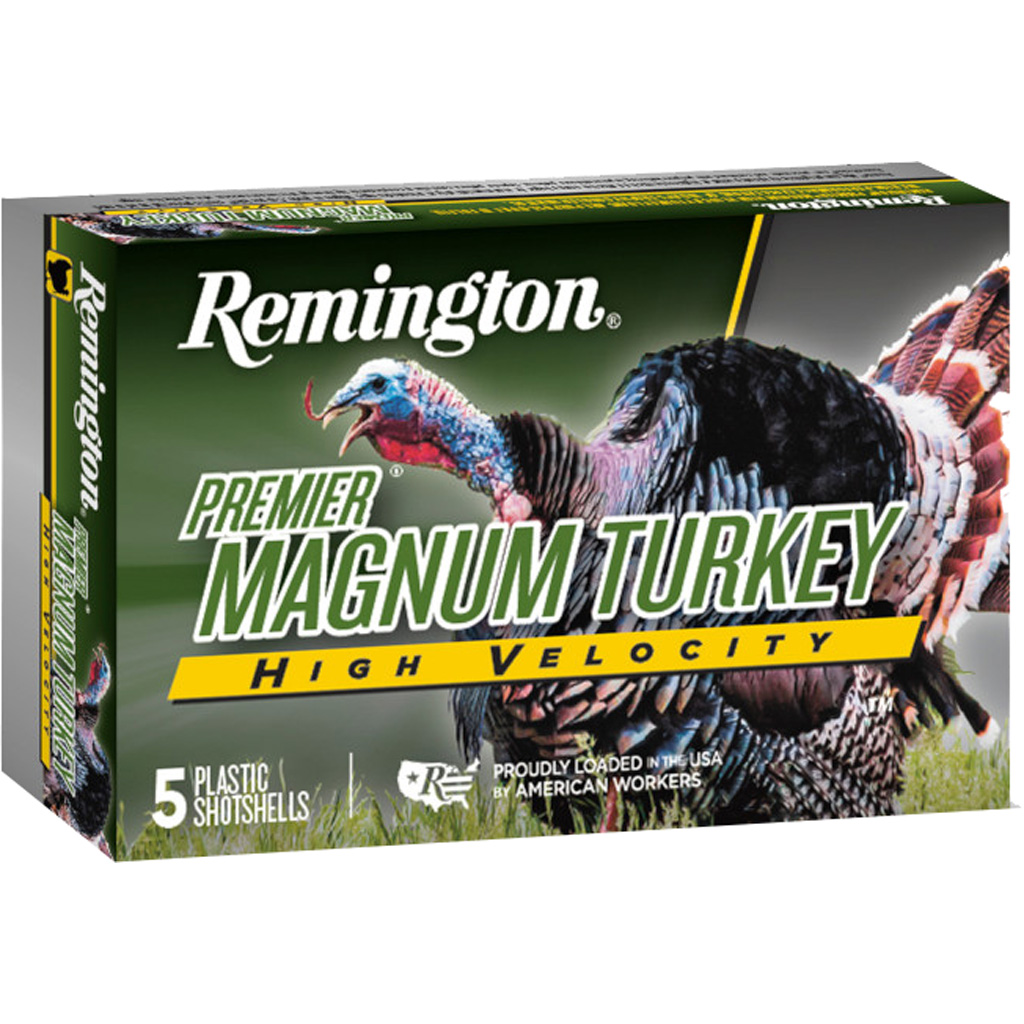 Remington Premier High Velocity Magnum Turkey Load 12 Gauge 4 Shot 2 Ounce 5 Rounds