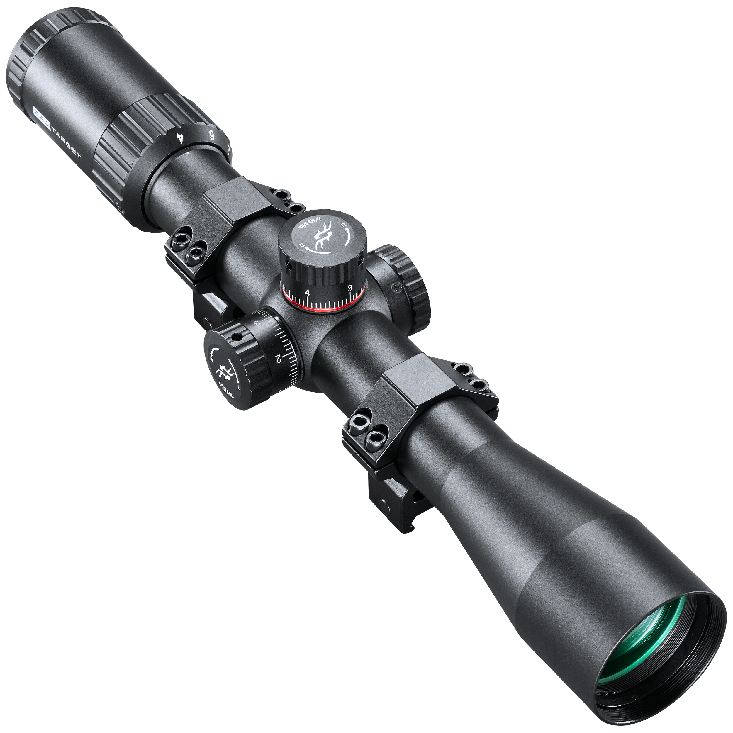 Simmons SIM41640 ProTarget  Matte Black 4-16x40mm 30mm Tube Mil-Dot Reticle
