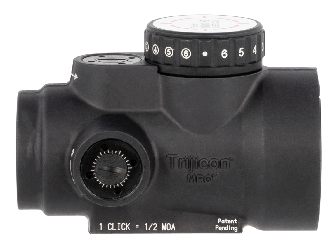 Trijicon 2200050 MRO HD Matte Black 1 x 25 mm 2 MOA Red Dot/68 MOA Circle Multi Reticle Mount Not Included