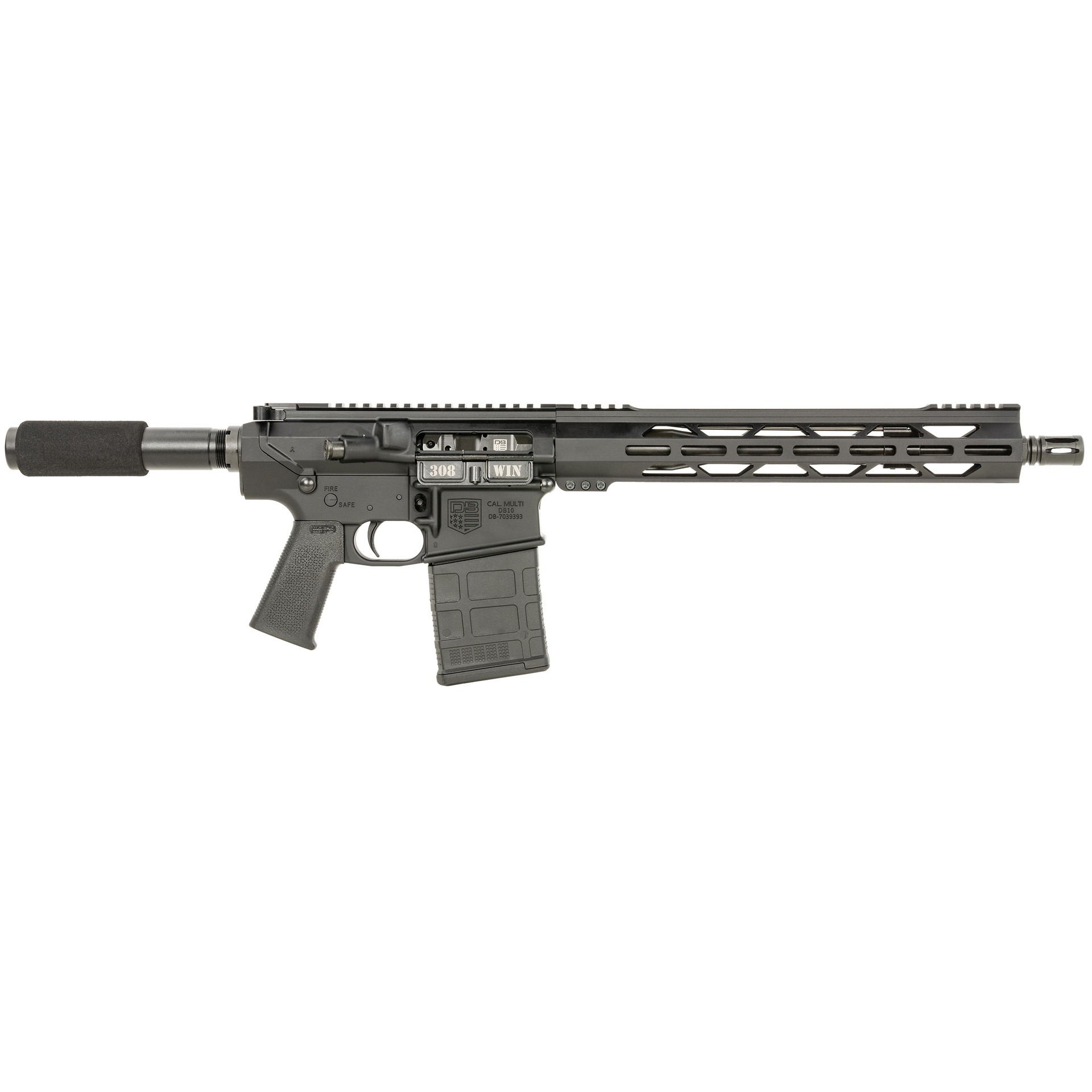 DIAMONDBACK DB10 308WIN 13.5" PSTL 13" MLOK BLACK 1-20RD