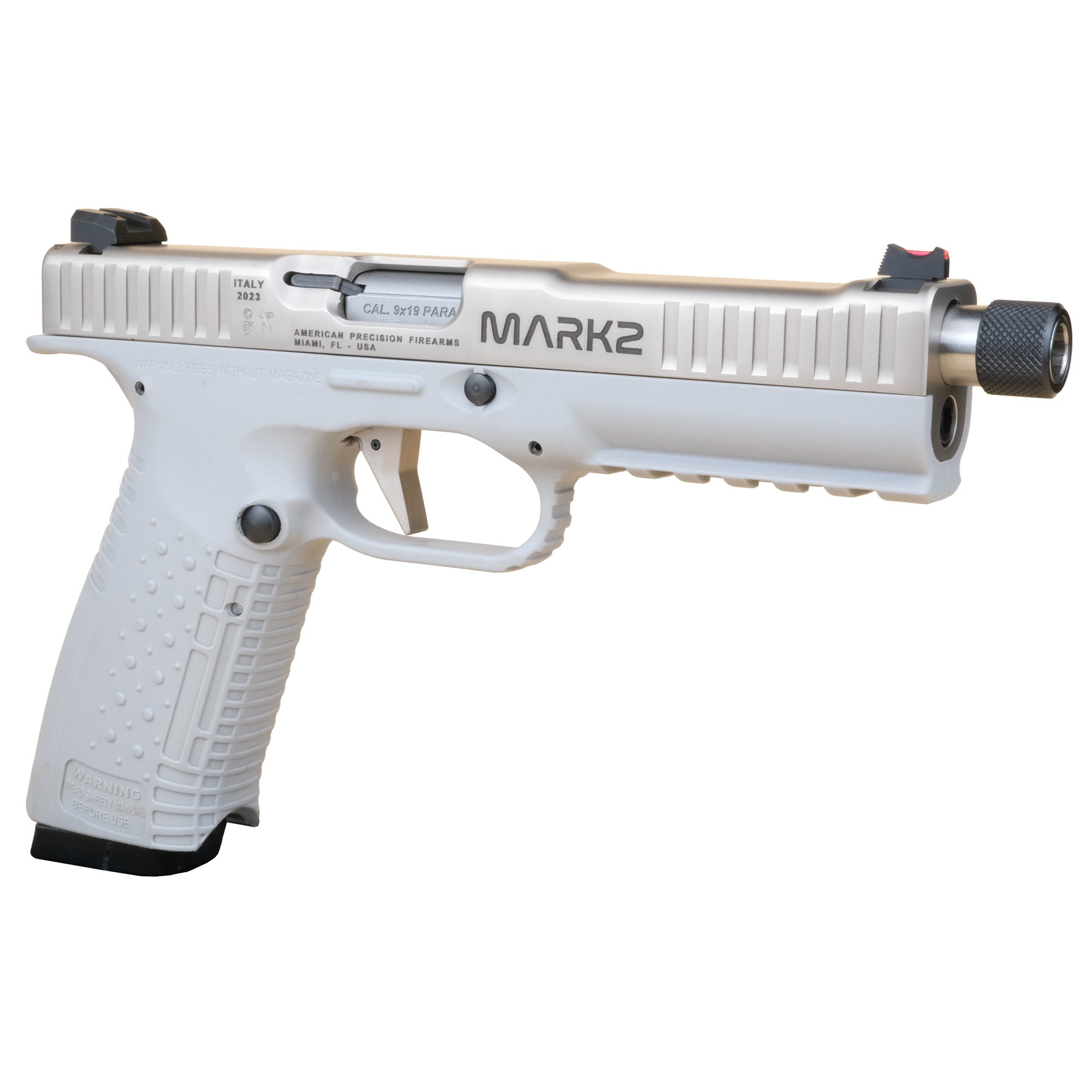 AMPF STRK 1 MK2 9MM 5.4" TB 17RD SLV
