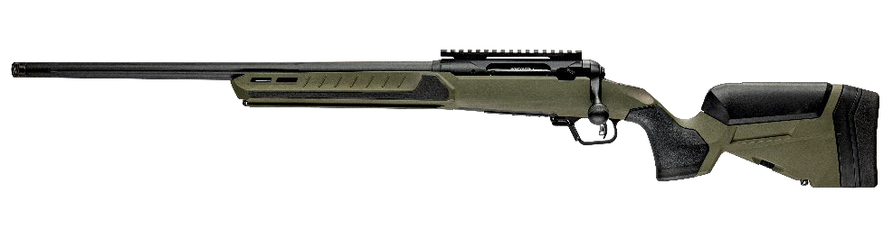 Savage Arms 32649 110 Core Predator Full Size 6.5 Creedmoor 10+1 22" Medium Heavy Fluted Barrel, Arca Rail Forend, Hunter Green AccuStock w/AccuFit V2 Synthetic Stock, Left Hand