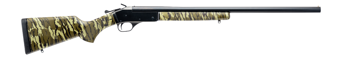 JTS Shotgun J020SSAC026 Lonestrike Full Size 20 Gauge Break Open 3" 1rd 28" Blued Steel Single Shot Barrel, Blued Steel Drilled & Tapped Receiver, Fixed CamoStock, Rem Choke