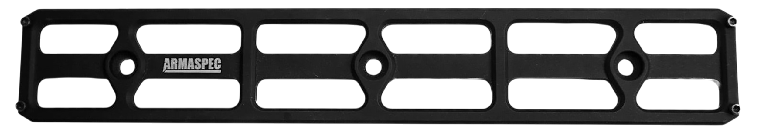 Armaspec ARM621-9 ARCA Rail 9 Slot M-LOK  Black Aluminum Compatible w/ AR-15/10 MLOK Rails