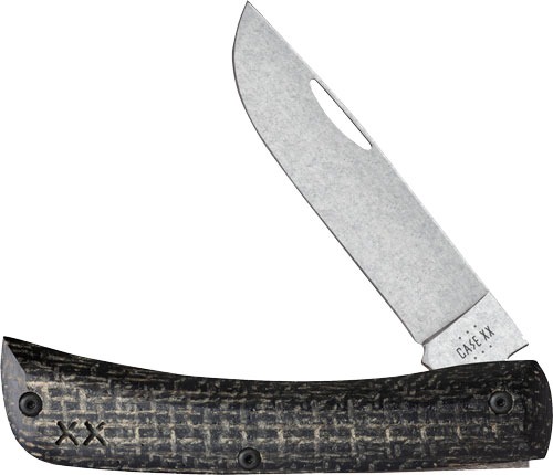 CASE KNIVES CROSSROADS SERIES BLACK BURLAP LAM SOD BUSTER JR