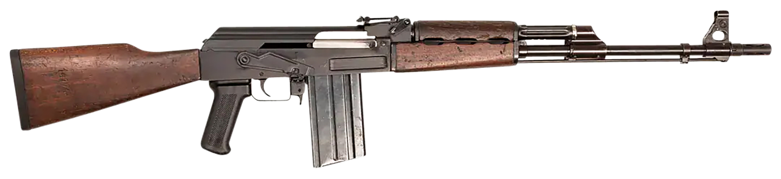 Riley Defense Inc RAK308 RAK  308 Win 20+1 19.65" Blued Threaded Barrel & Receiver, Fixed Wood Stock, Wood Handguard, Black Polymer Grip, Bayonet Lug