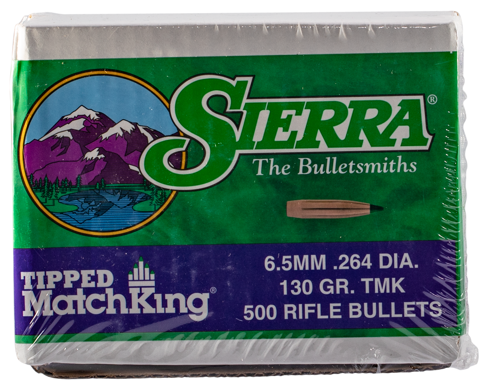 Sierra 7430C Tipped MatchKing  264Cal 130gr Tipped MatchKing 500/Box