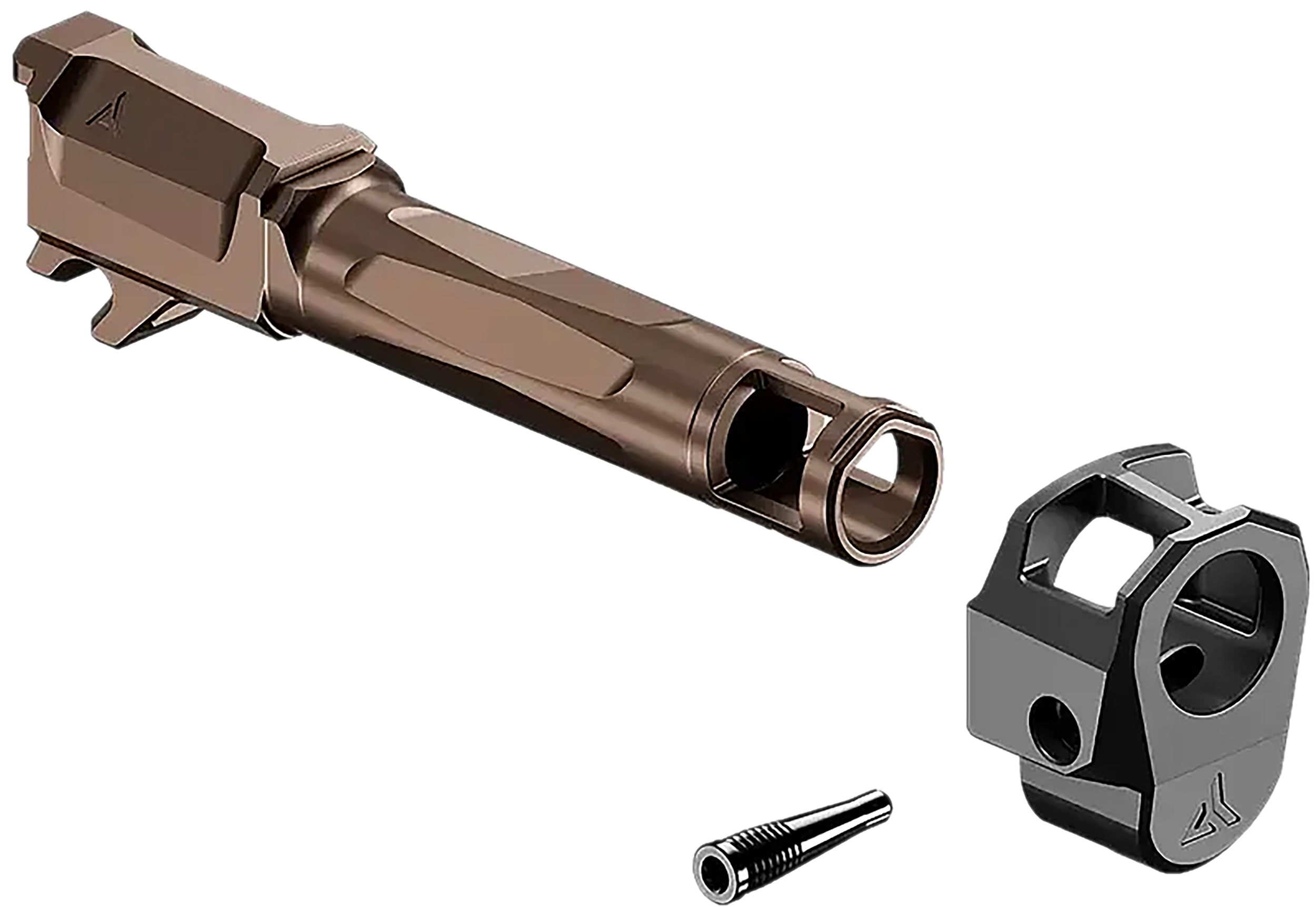 Radian Weapons R0841 Ramjet & Afterburner Combo 9mm Luger 3.70" Bronze Stainless Steel, Fits Sig P365