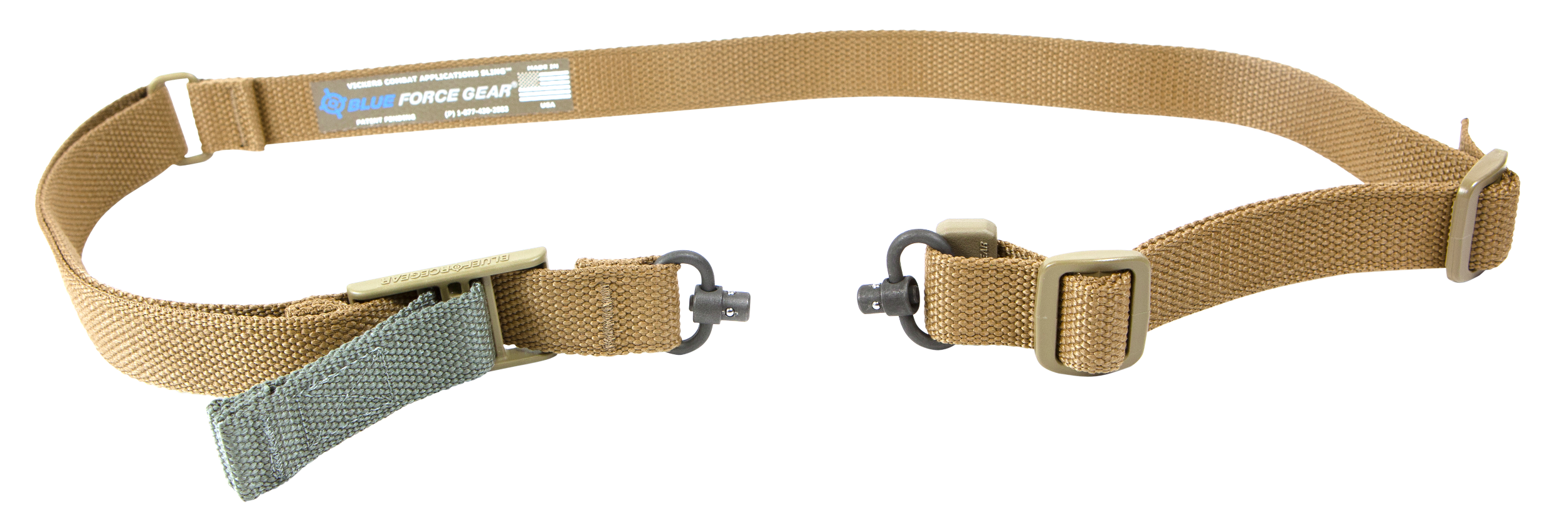 Blue Force Gear VCAS2TO1RED125AACB Vickers 221 Coyote Tan Cordura One-Two Point AR Platform