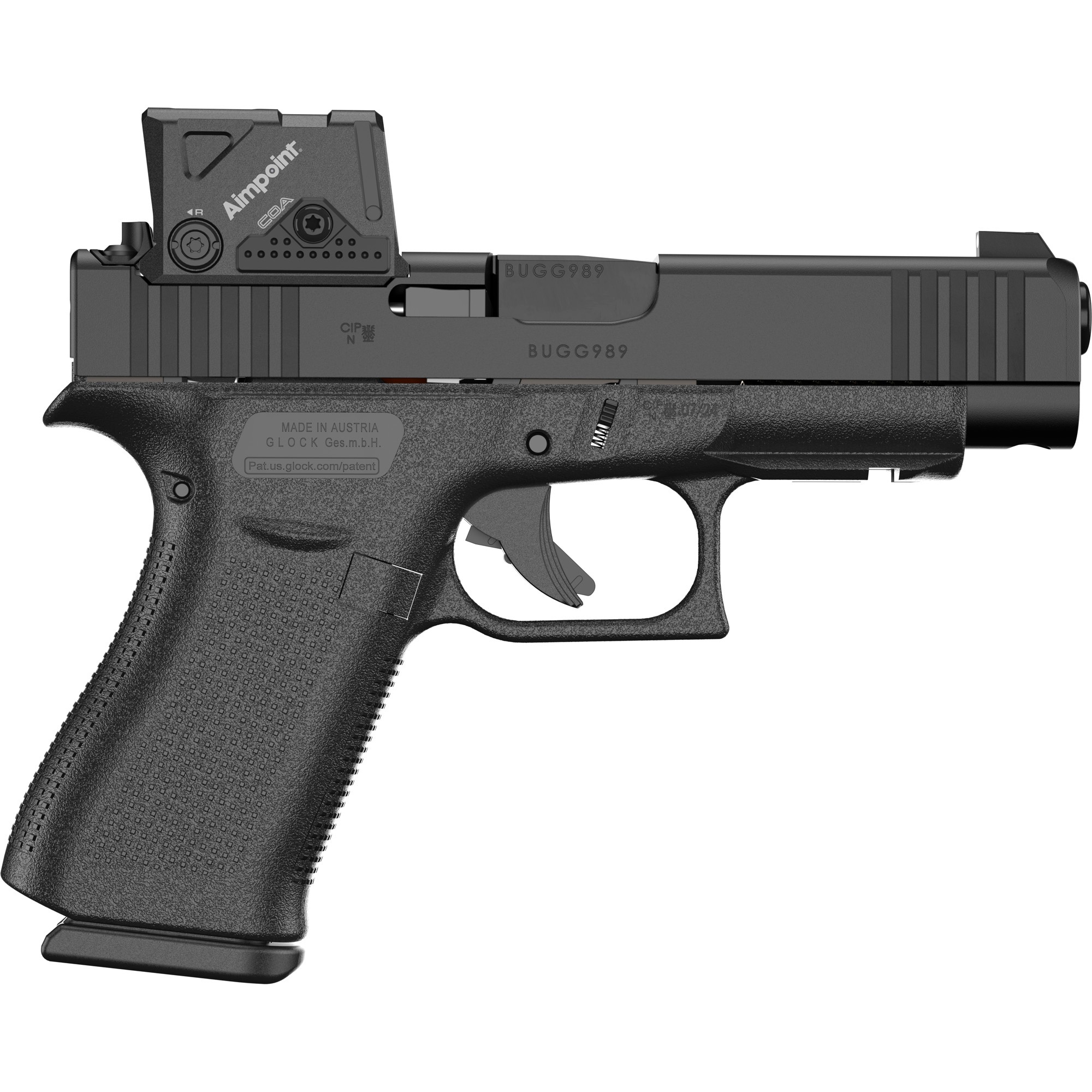 GLOCK 48 MOS 9MM 10RD 4.17" COA BLK