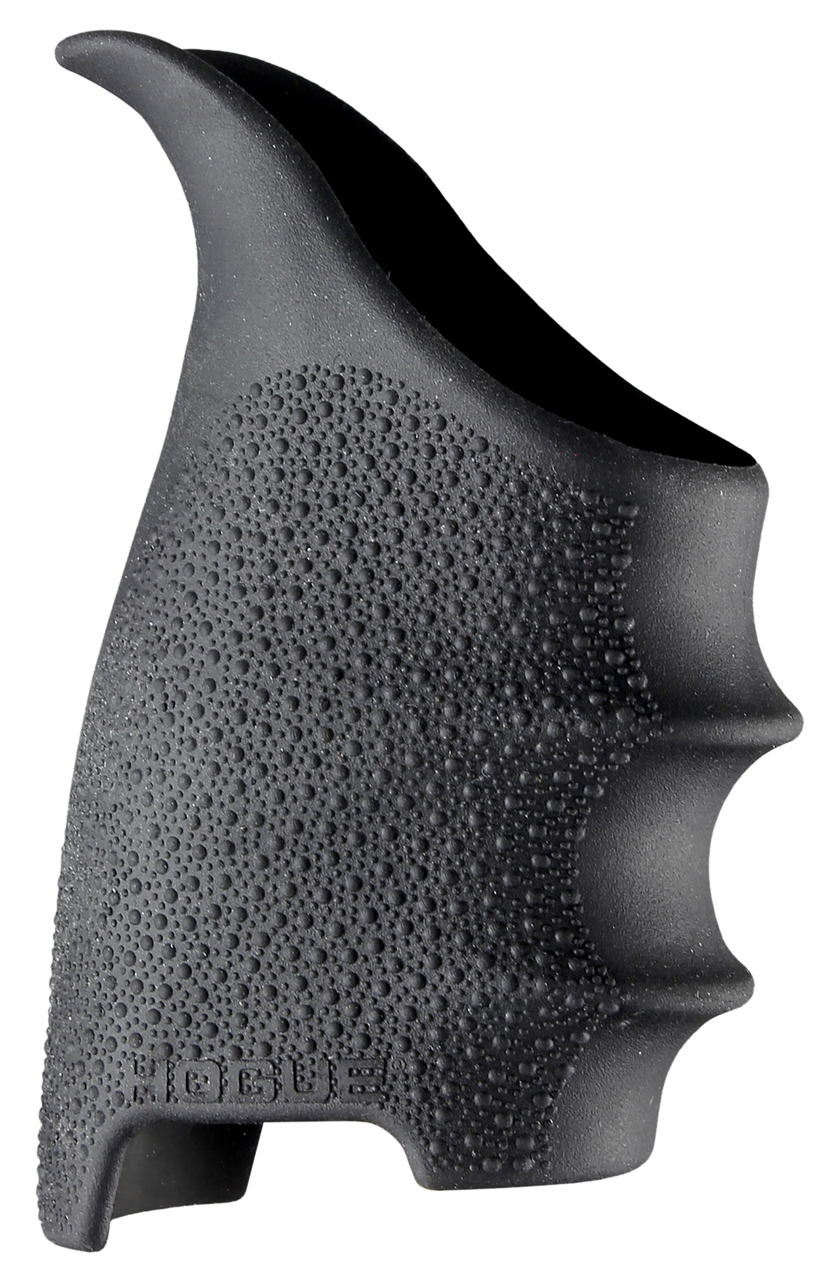 Hogue 17600 HandAll Beavertail Grip Sleeve made of Rubber with Textured Black Finish & Finger Grooves for Sig P320