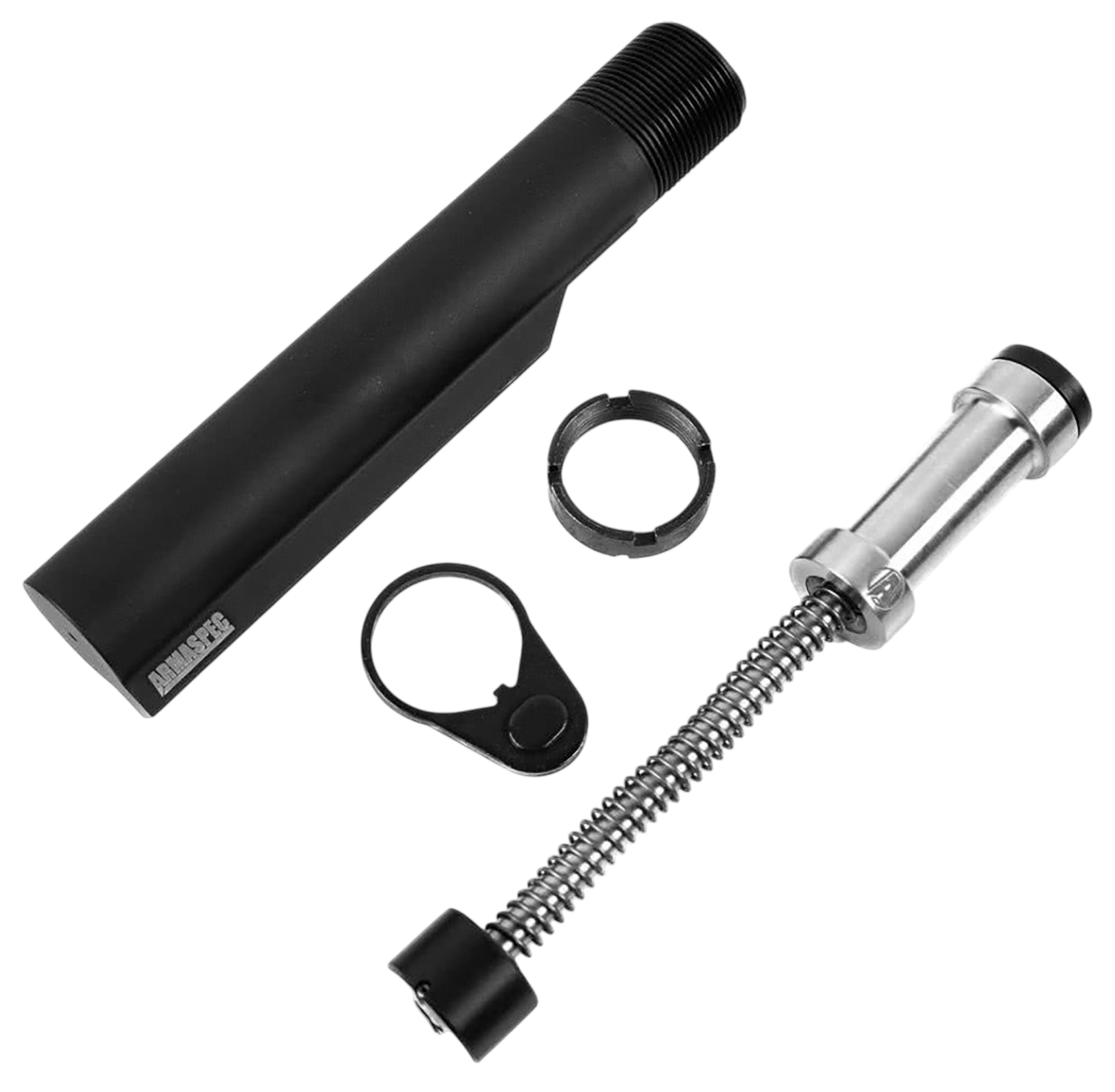 Armaspec ARM268-H2 SMB-H2 Buffer Kit Black/Silver AR-15 Gen3