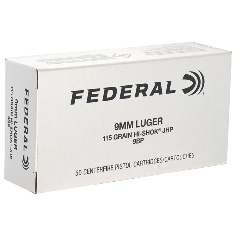 FEDERAL CLSSC 9MM 115GR HS JHP