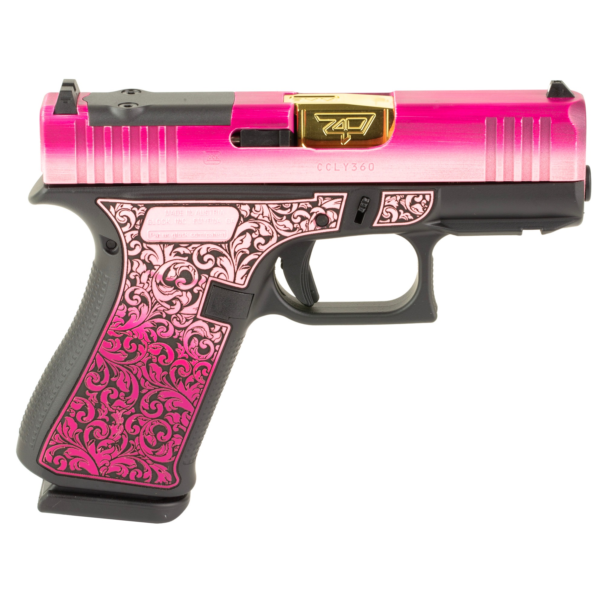 GLOCK 43X 9MM 10RD MOS FS LADY BUG