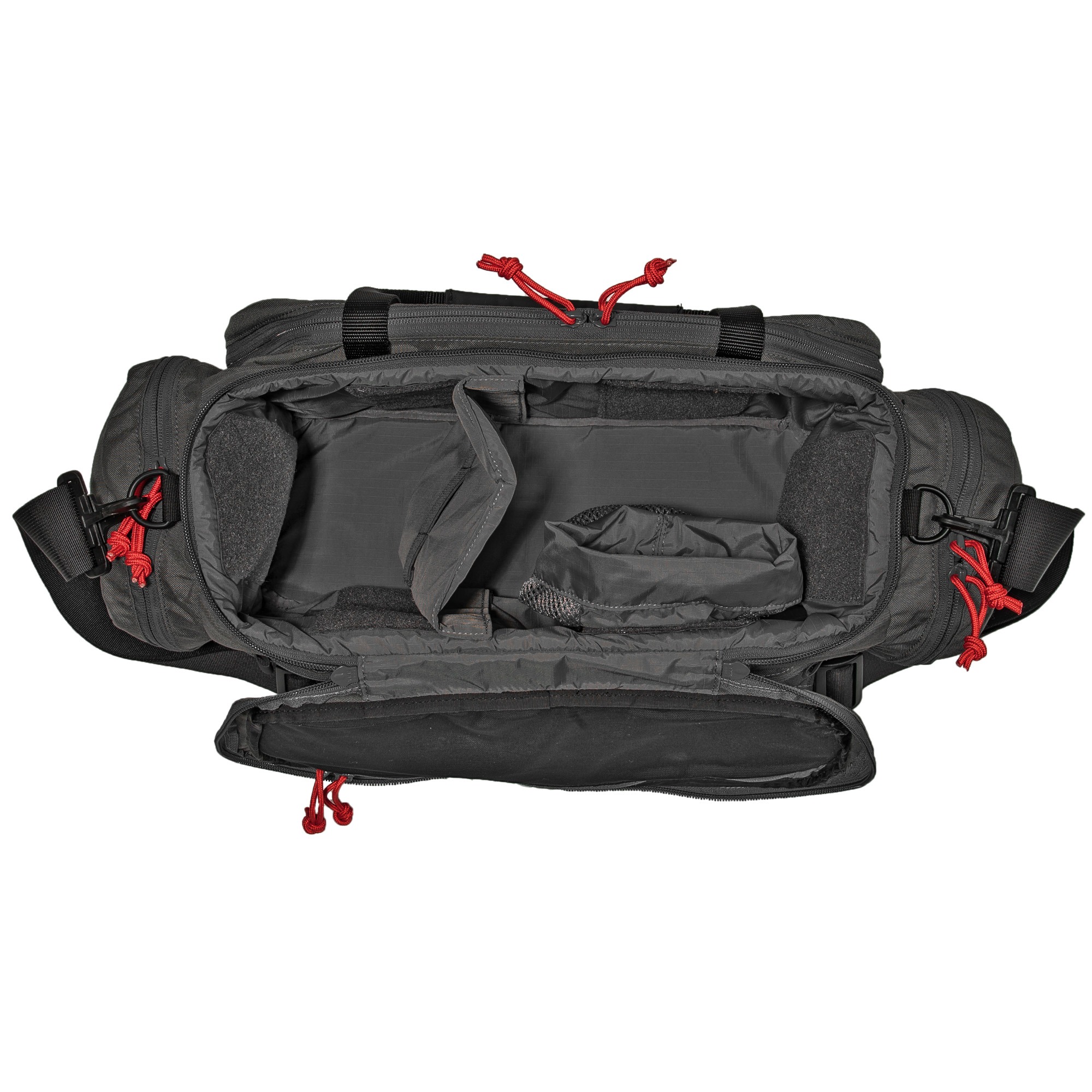 GGG RANGE BAG BLACK W/RED ZIPPER PUL