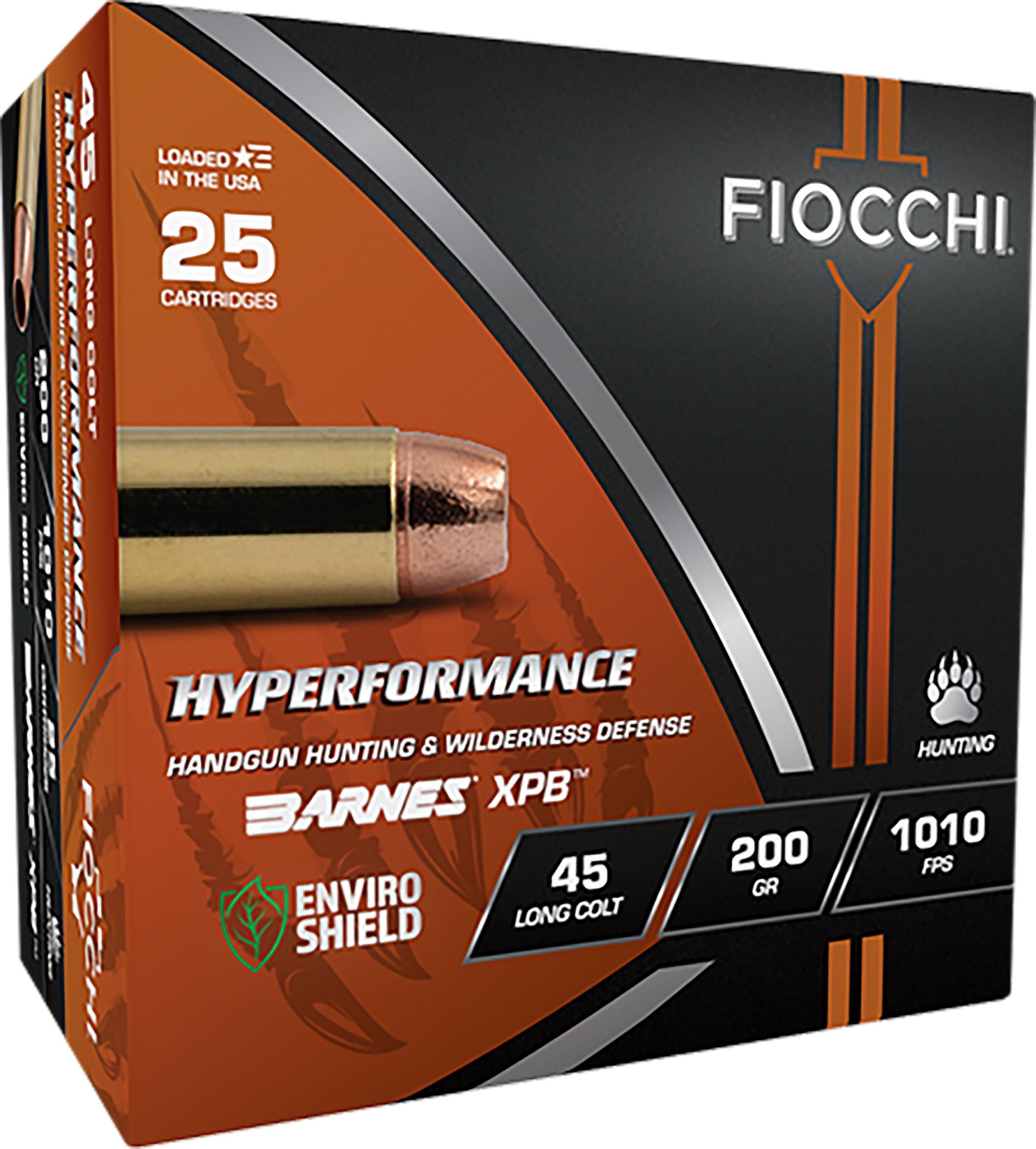 Fiocchi 45LCBA Hyperformance 45Colt 200gr XPB 25 Per Box/8 Case