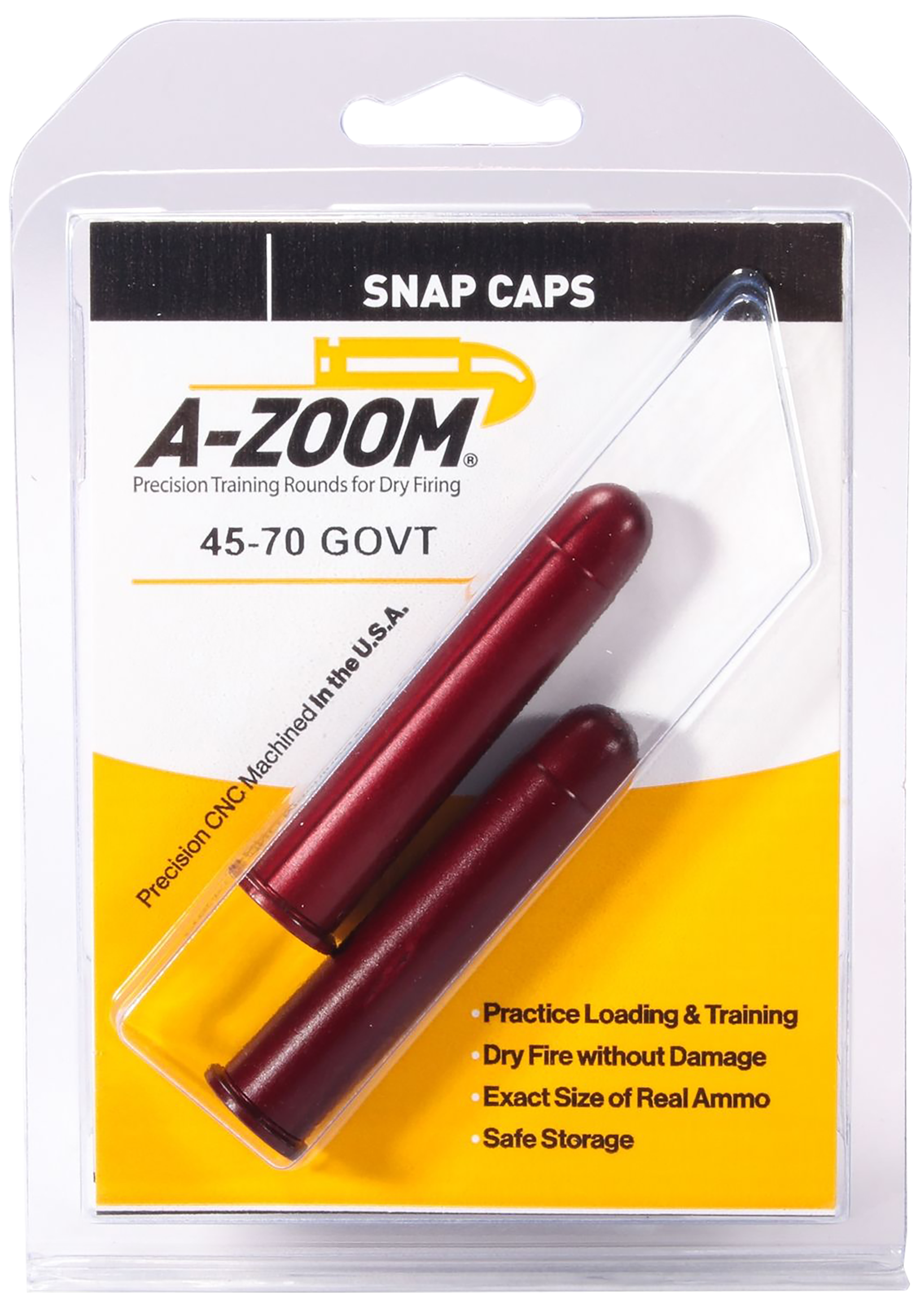 A-Zoom 12231 Rifle Snap Cap 45-70Gov 2Pack