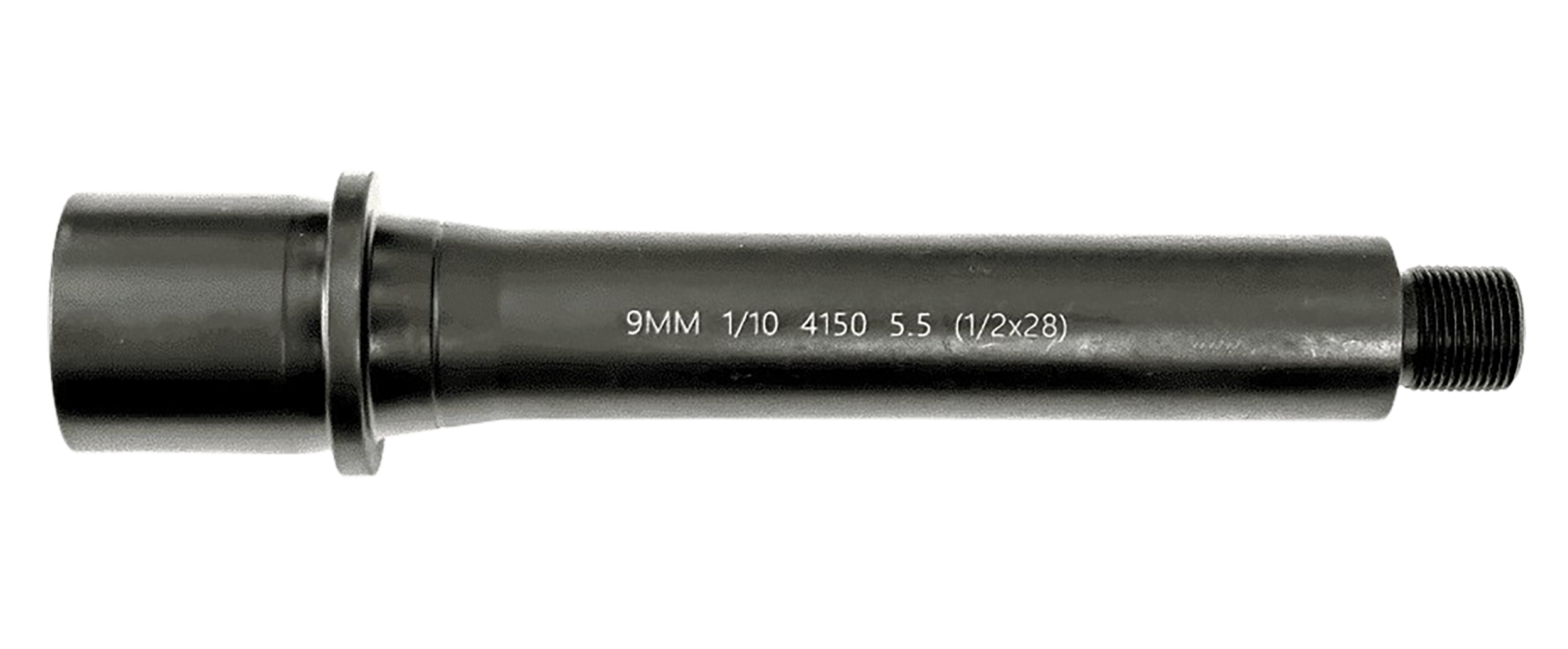 Lead & Steel Llc LS9MM5.5-28 AR9 9mm Straight Profile Black Nitride Chrome Moly Vanadium