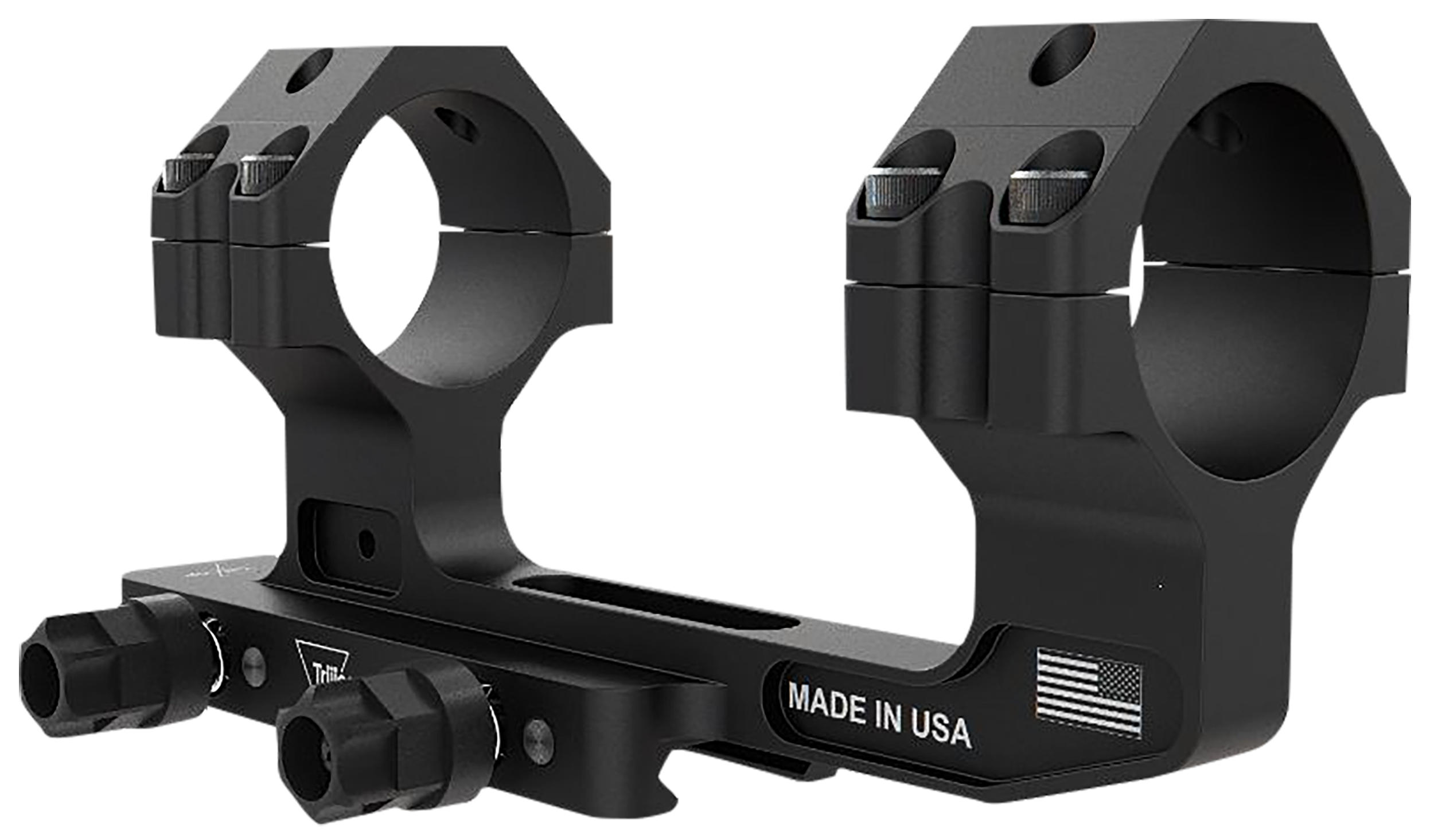 Trijicon AC22050 Cantilever w/Q-LOC Scope Mount/Ring Combo Matte Black Aluminum 34 mm Tube, Picatinny Rail Mount
