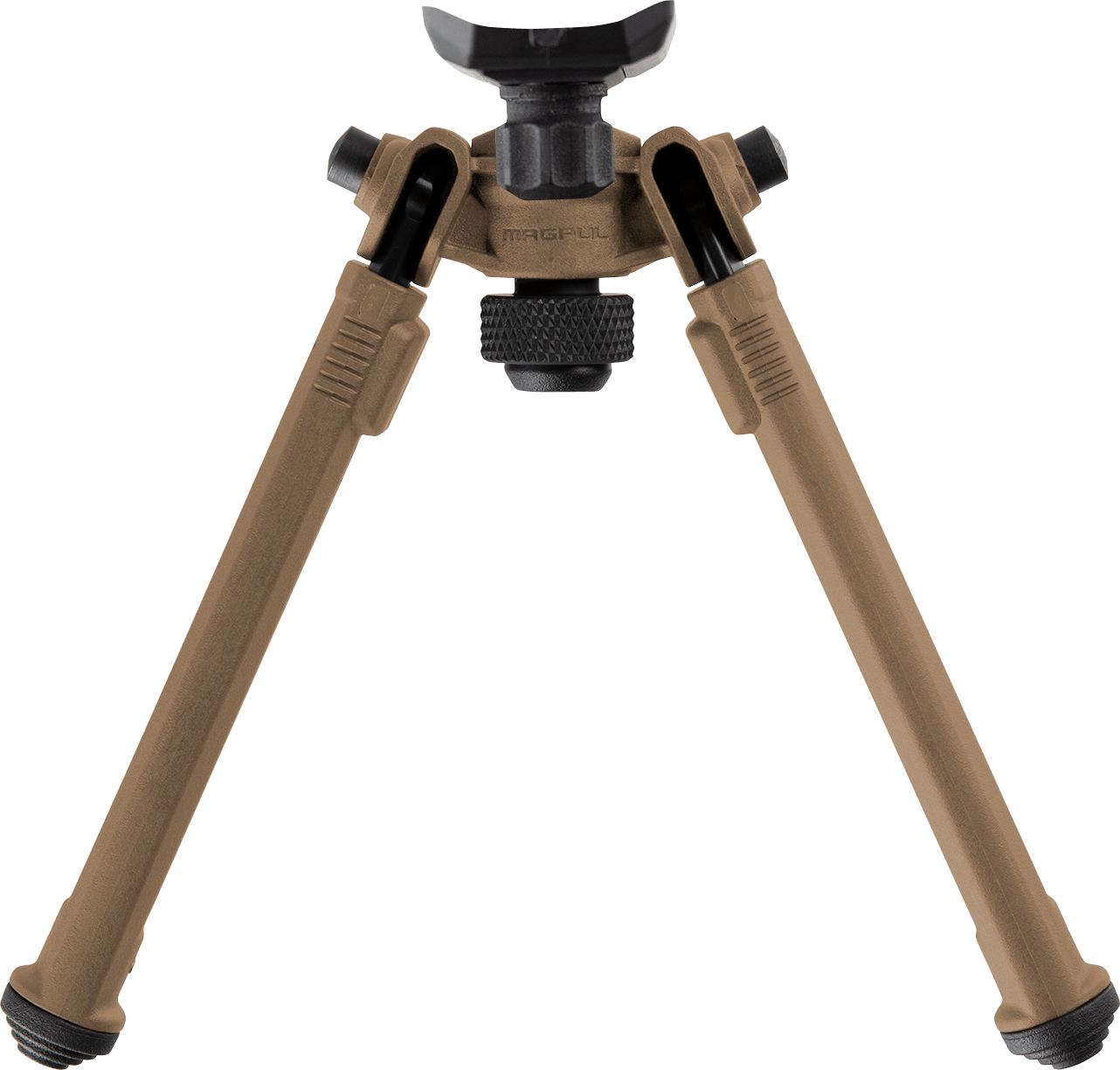 Magpul MAG1075-FDE Bipod made of Aluminum with Flat Dark Earth Finish, Sling Stud Attachment, 6.30-10.30" Vertical Adjustment & Rubber Feet for AR-Platform