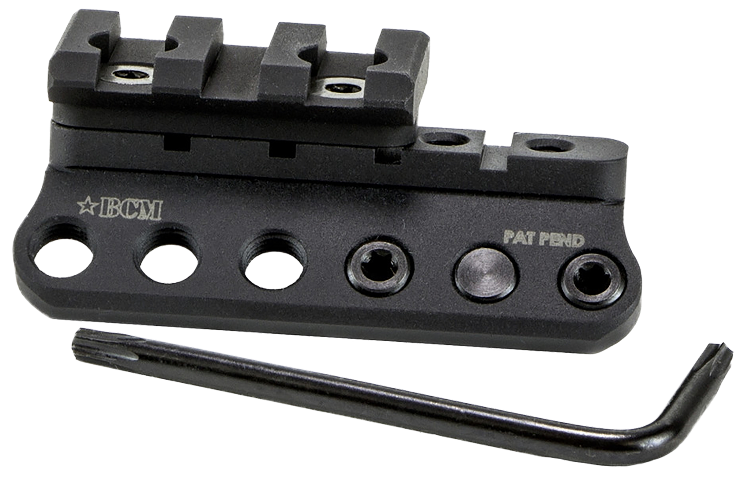 BCM 1913LMKM BCMGunfighter Modular Mount 1913 Picatinny Rail/KeyMod Black Aluminum