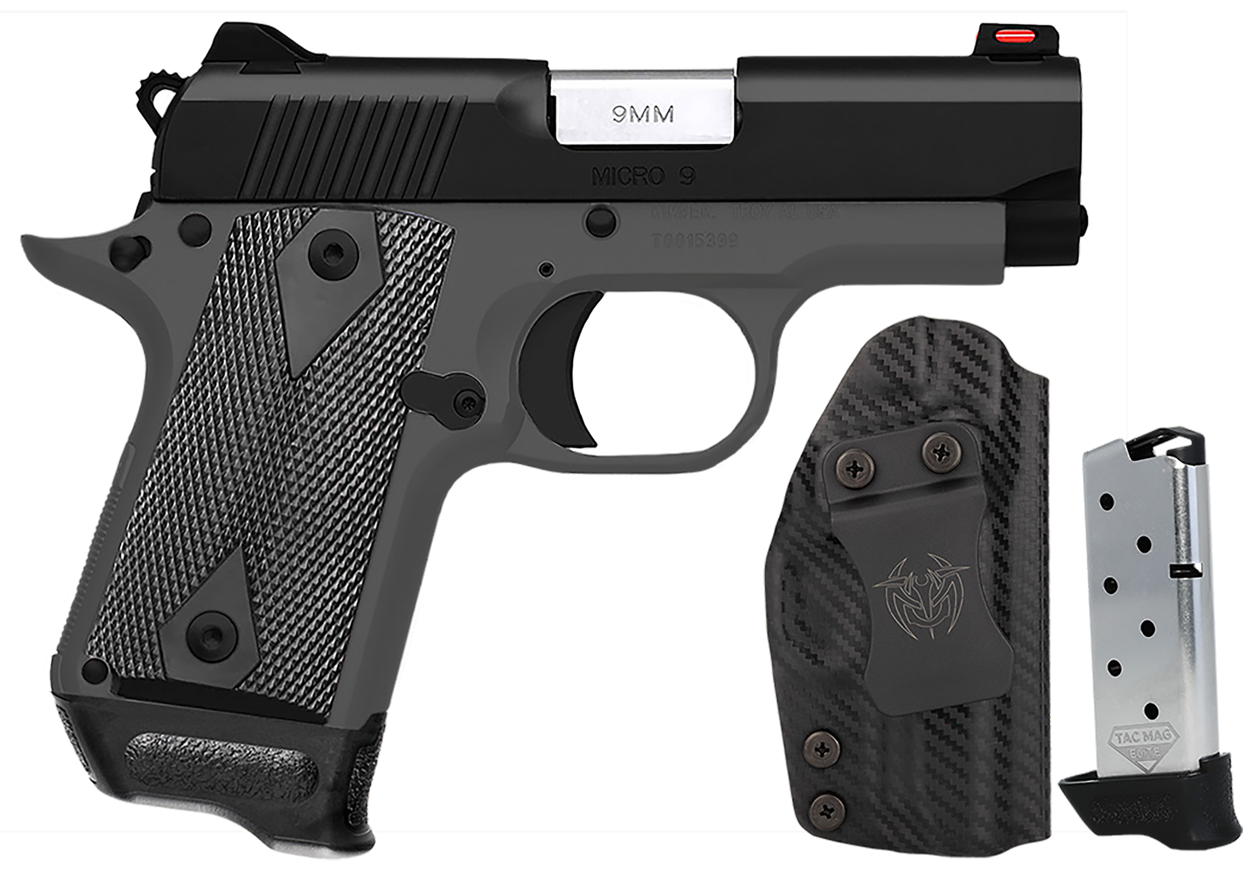 KIMBER 3300257 MICRO 9 SHADOW GHOST 9MM 3.15" RTC