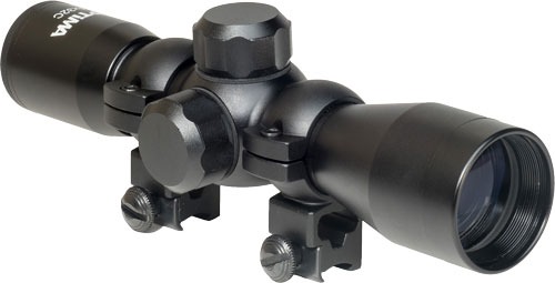 HATSAN OPTIMA 4X32C COMPACT SCOPE W/RINGS & CAPS