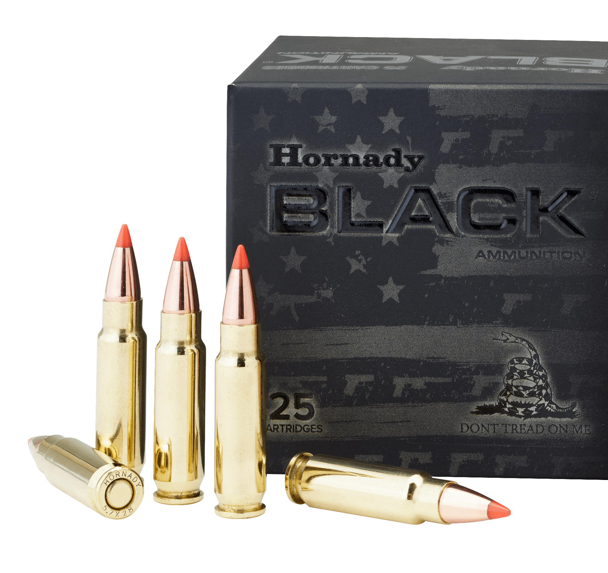 Hornady 90001 Black 5.7x28mm 40gr Hornady V Max 25 Per Box/10 Case