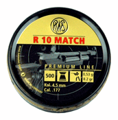 RWS PELLETS 177 R10 MATCH 8.2 GRAINS 500-PACK