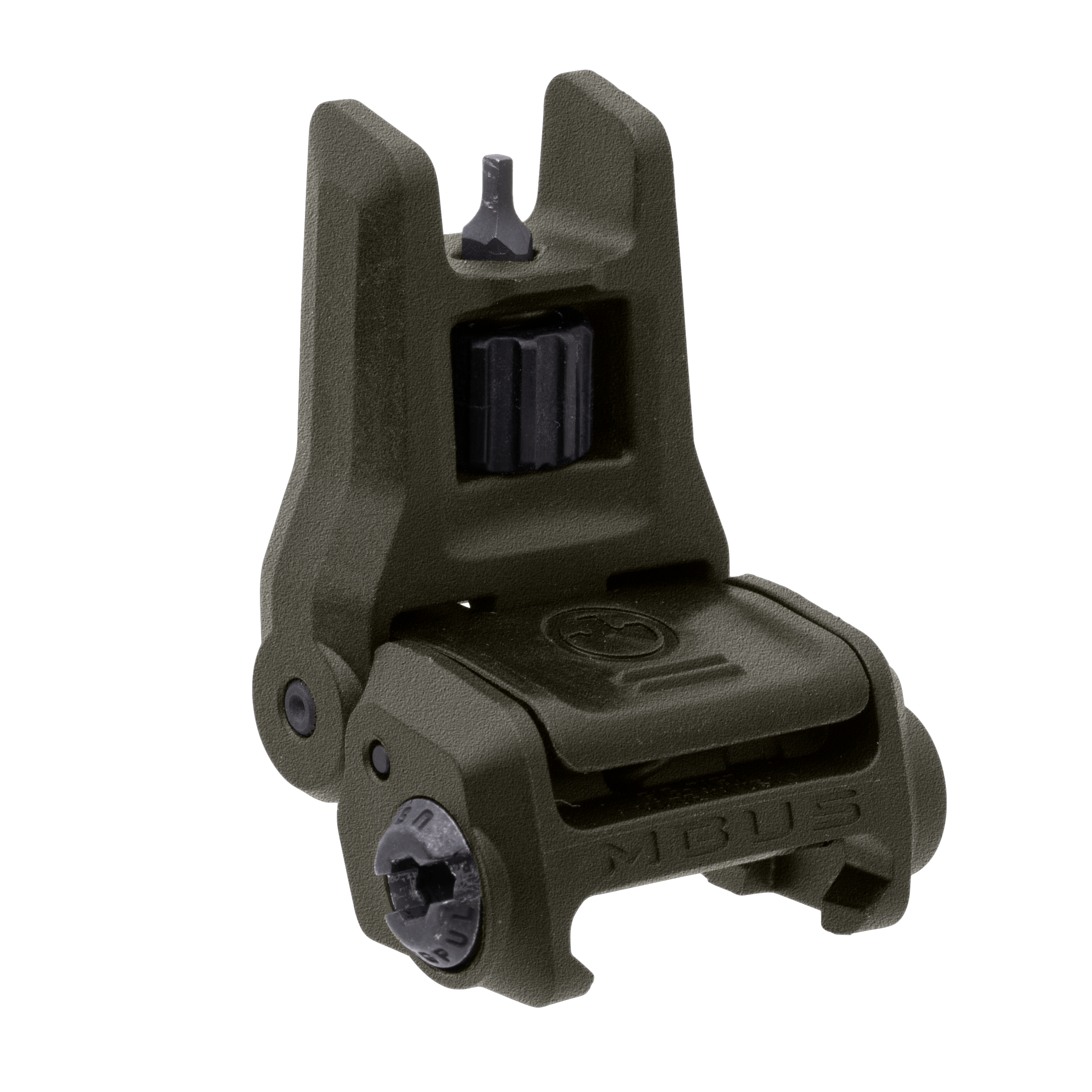 Magpul MAG1166-ODG MBUS 3 Sight Front  Olive Drab Green Flip Up AR-10/AR-15/M4/M16/M110/SR-25