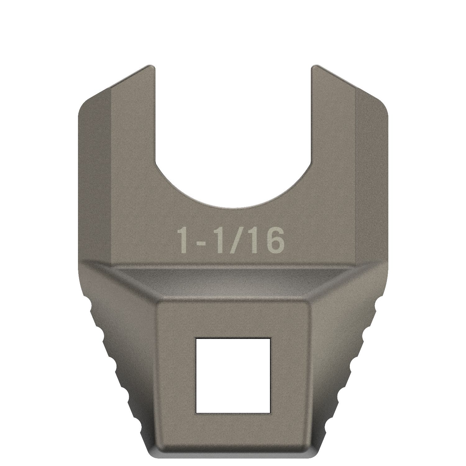 Real Avid AVMF1116BNW Master -Fit Barrell Nut Wrench 1 1/16" Titanium Titanium/Stainless Steel AR-Platform Free-Float Handle