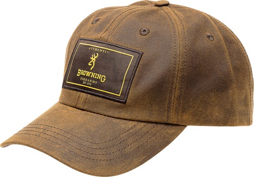 BROWNING CAP ANTIQUITY WAX REC PATCH BROWN WAX