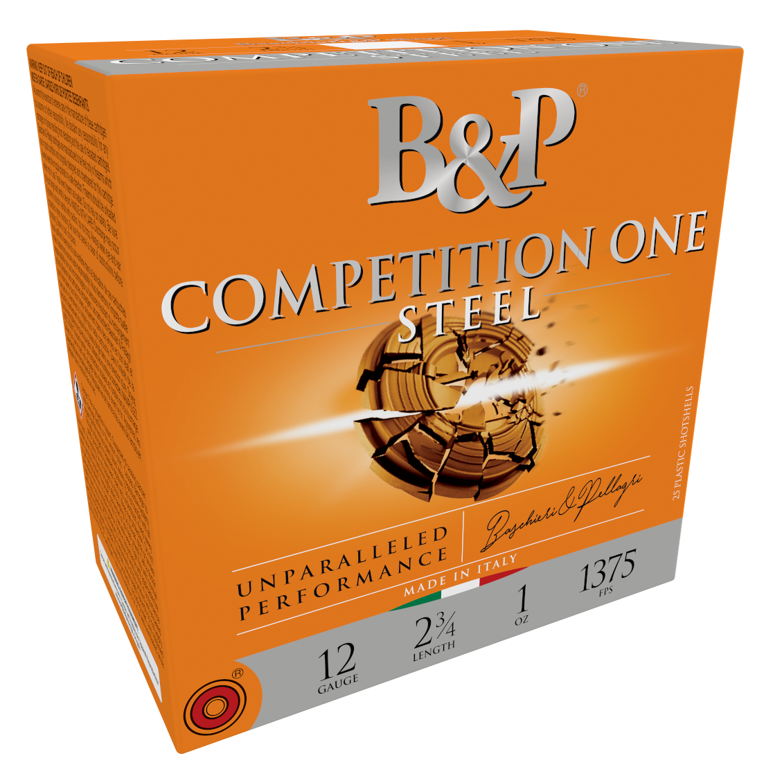 B&p Ammunition 12B1GCP7 Competition One  12Gauge 2.75" 1oz 7.5Shot 25 Per Box/10 Case