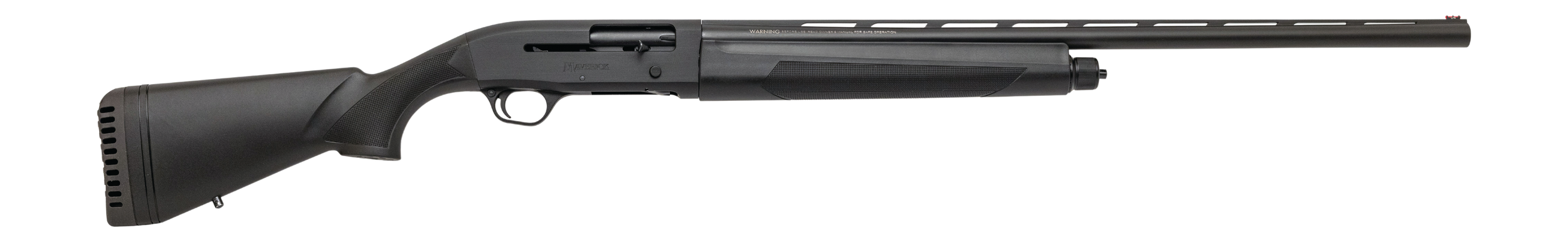 Maverick Arms 33002 SA 12 Gauge Semi-Auto 3" 5+1 28" Matte Blued Vent Rib Barrel, Adj LOP Black Synthetic Stock