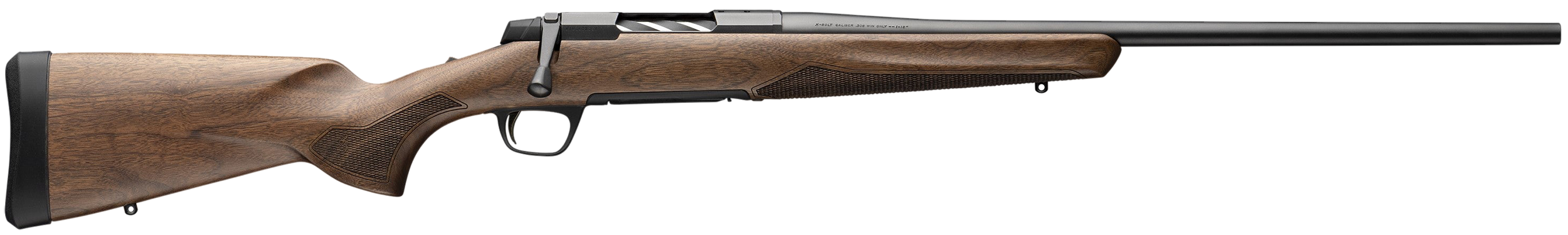 Browning 036001294 X-Bolt 2 Hunter Full Size 6.5 PRC 3+1 24" Matte Blued Sporter Barrel, Matte Blued Drilled & Tapped Steel Receiver, Fixed Satin Checkered Walnut Stock