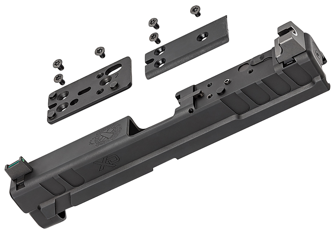 Springfield Armory XD4901 XD OSP 9mm Black Steel for Springfield XD with Optics Cut, Suppressor Height Night Sights, Includes Cover Plates