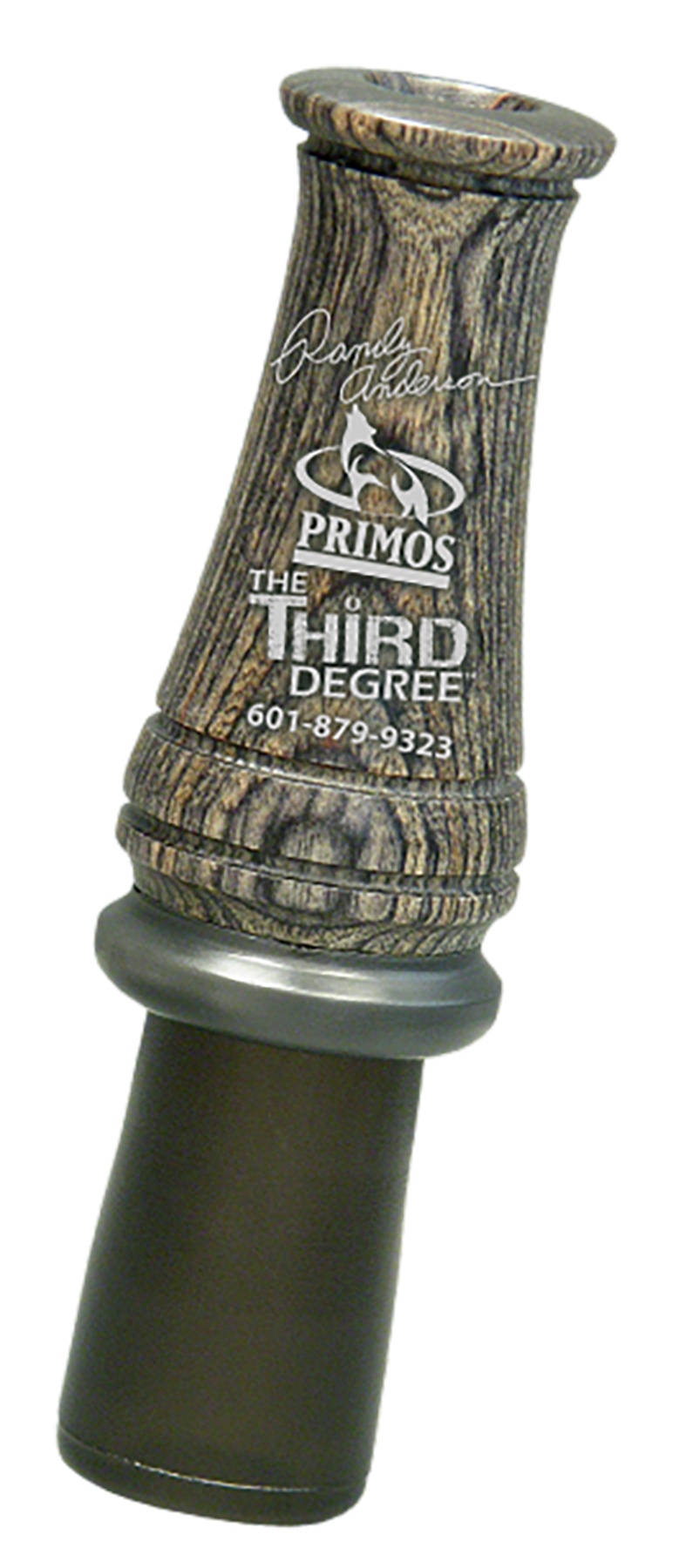 Primos 372 Randy Anderson Third Degree Open Call Attracts Predators Green Laminated Wood