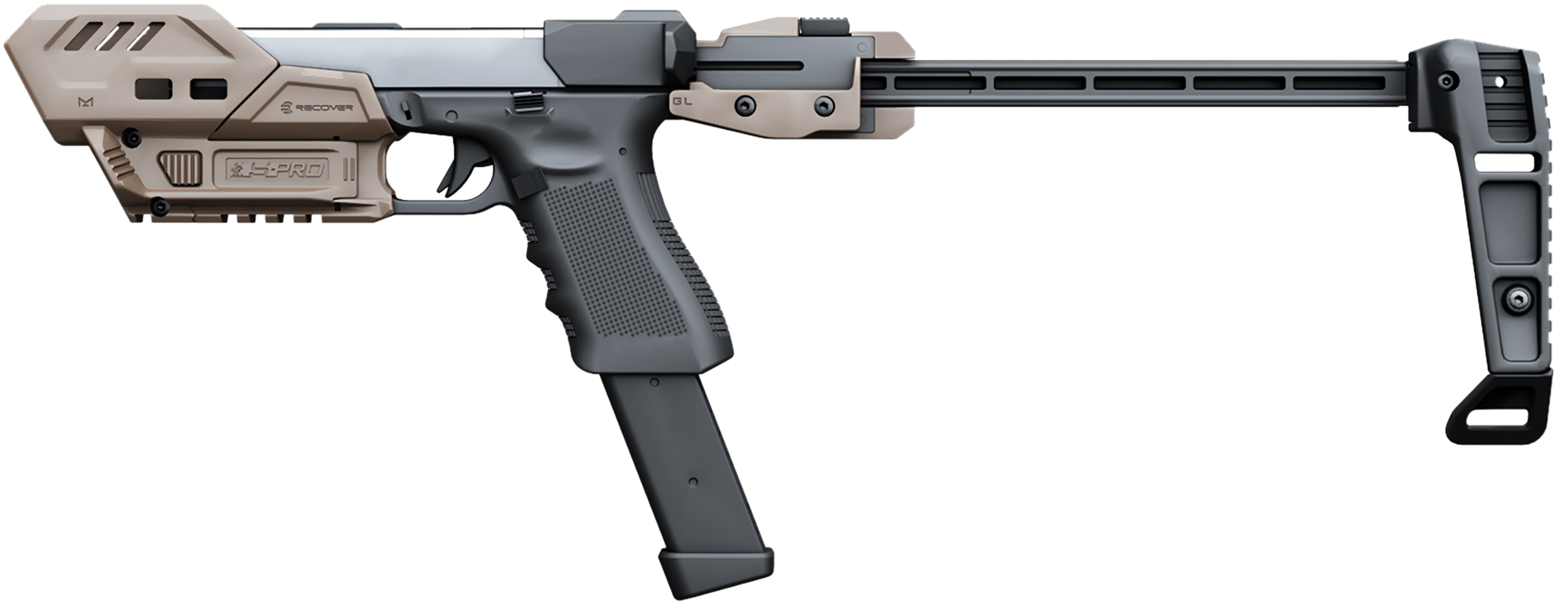 Recover Tactical SPROGB02 S-Pro Basic Conversion Kit For Glock Tan